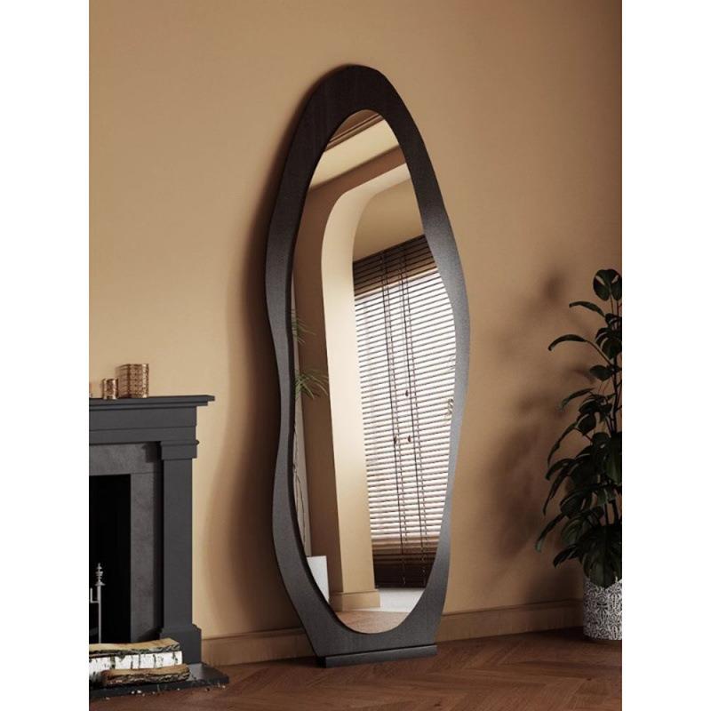 法式异形中古风全身镜家用卧室试衣镜子壁挂式穿衣镜民宿轻奢