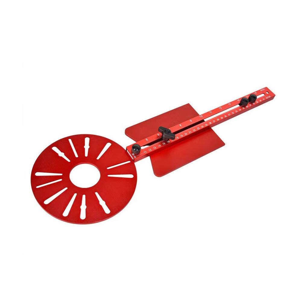 多功能修边机铣圆器木工修边机铝合金开孔机圆孔开槽定位靠山工具