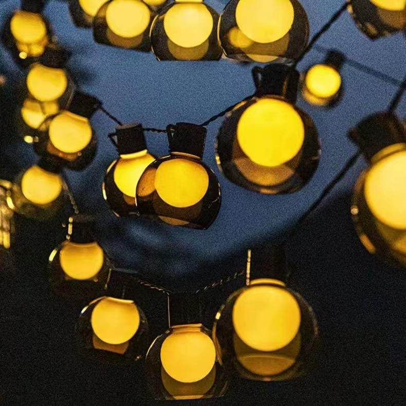 户外露营太阳能灯串野营氛围灯led灯罩圆球灯庭院节日装饰灯泡,鲜花速递/花卉仿真/绿植园艺,割草机/草坪机,淘宝优惠券,粉丝福利购,淘宝优惠卷