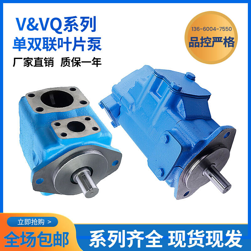 定量叶片泵20V25V35V45V单联液压泵2520V3520V4535V高压双联油泵 标准件/零部件/工业耗材 车间地垫 原图主图