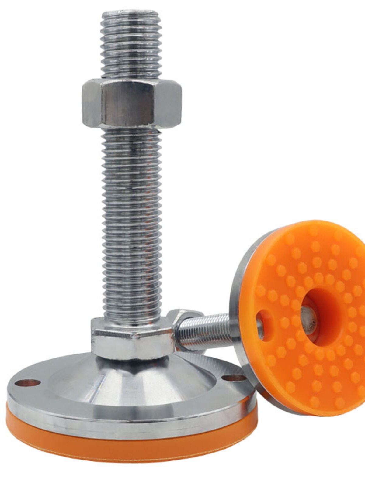 脚杯固定地脚螺丝重型m20m16支撑脚碳钢防滑减震脚垫金属可调节脚