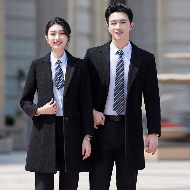 秋冬新款男装男毛呢大衣中长款男女酒店台珠宝店销售工作服男,男装,毛呢大衣,淘宝优惠券,粉丝福利购,淘宝优惠卷