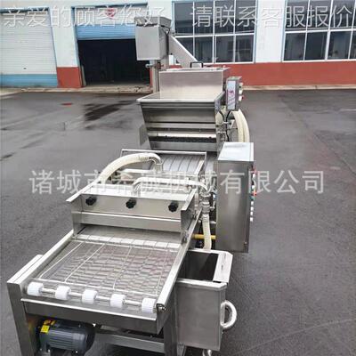 金西NMR菇上浆机 兰花裹粉设备 自动上淋浆机 上粉糠机针油炸配套