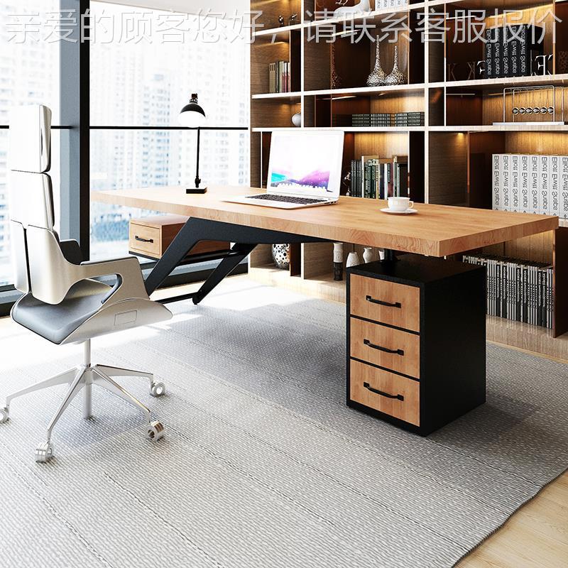 LOF北工欧实木大班LD-15562桌总桌裁桌 T办公室工作室电脑办公桌