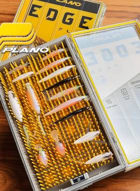 Plano3700型路亚饵盒扁款普雷诺Edge CrankbaitBox收纳盒假饵盒