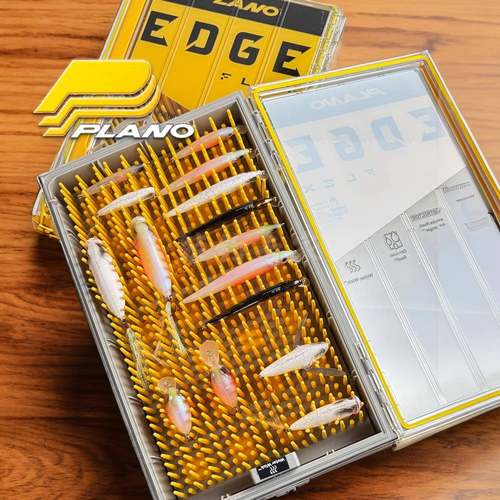 Plano3700型路亚饵盒扁款普雷诺Edge CrankbaitBox收纳盒假饵盒