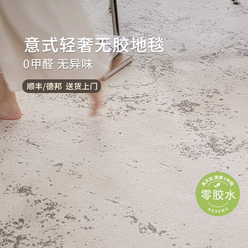 AOSEMU极简现代防水防污地毯