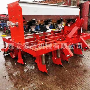 拖拉機帶小麥精播播種機 鎮(zhèn)壓帶施肥箱下肥播種 播種 槳腿圓盤式