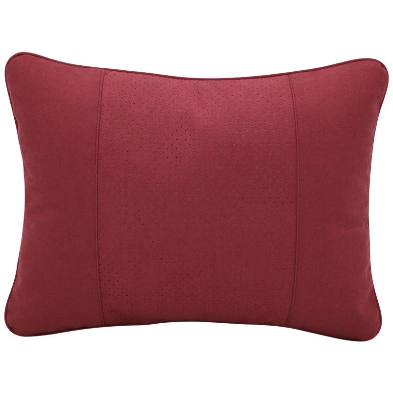 直销透气可汽车腰靠车用护腰垫四季通用翻毛皮靠垫