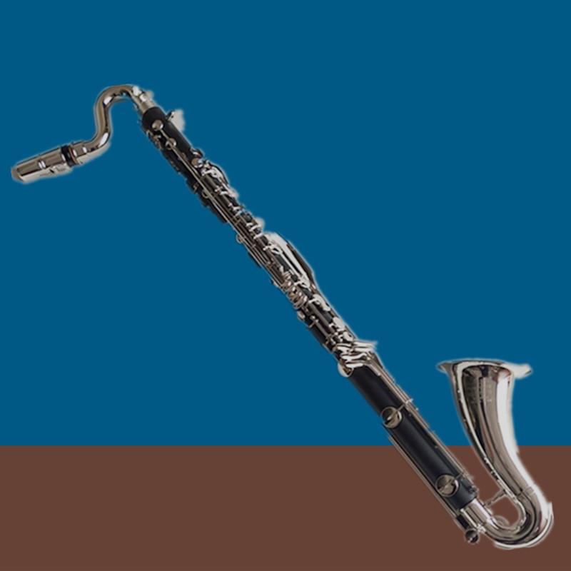哈麦伦木管乐器胶木低音单簧管降B调学生初学成人乐队专业演奏