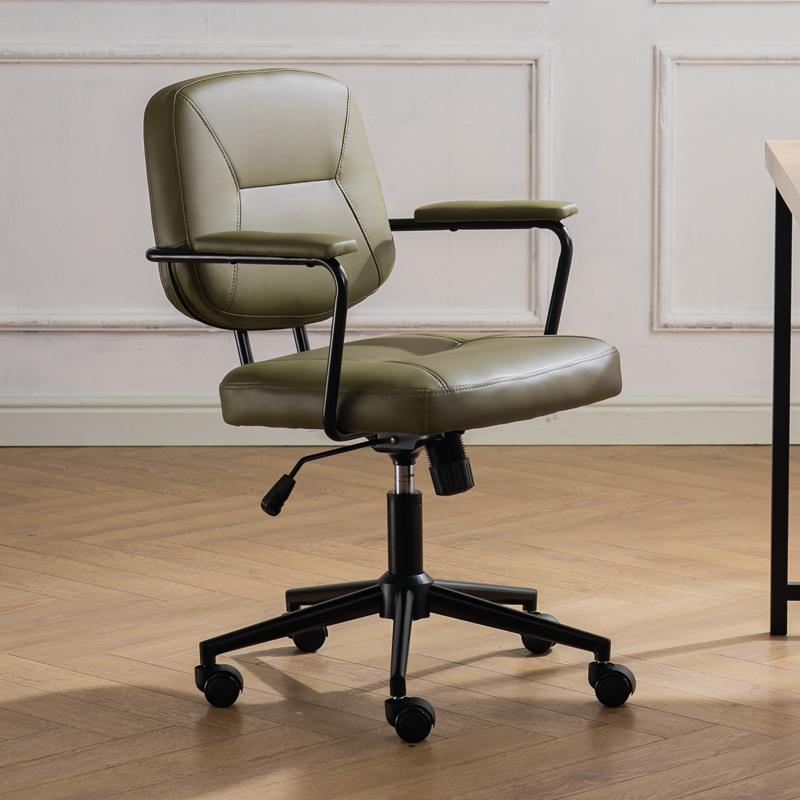 北欧轻奢电脑椅家用久坐舒适逍遥办公椅书房书桌学习升降转椅