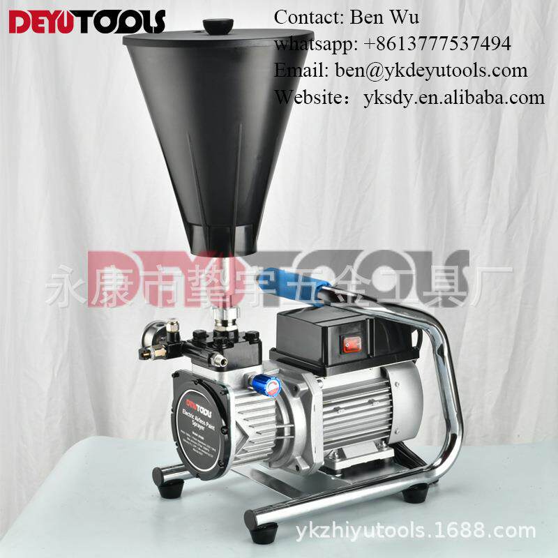 多功能内外墙高压无气无刷隔膜乳胶漆涂料油漆喷涂机带漏斗DF500