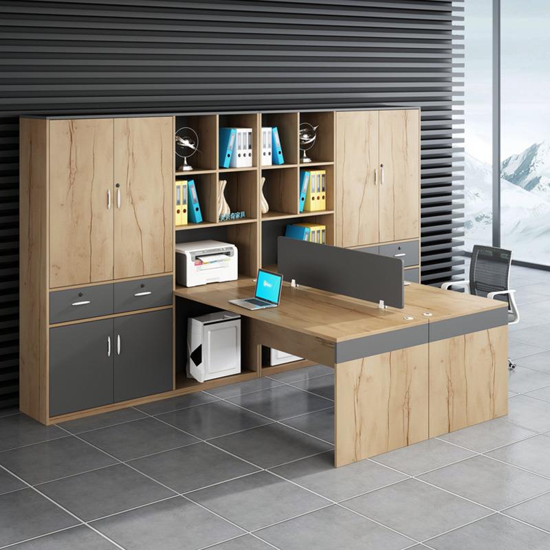 办公家具双人财务职员办公桌椅组合办简约工作桌单人位屏风卡座