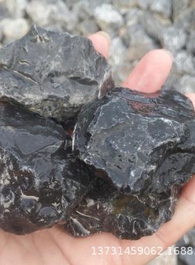 黑色砾石机制碎石子2-3公分透水混凝土骨料水磨石建筑鹅卵石