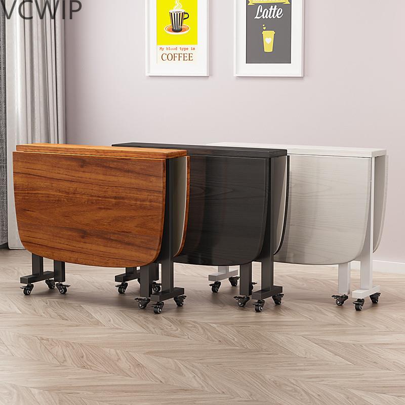 折叠桌餐桌家用简易长方形饭桌可折叠桌子移动lyd