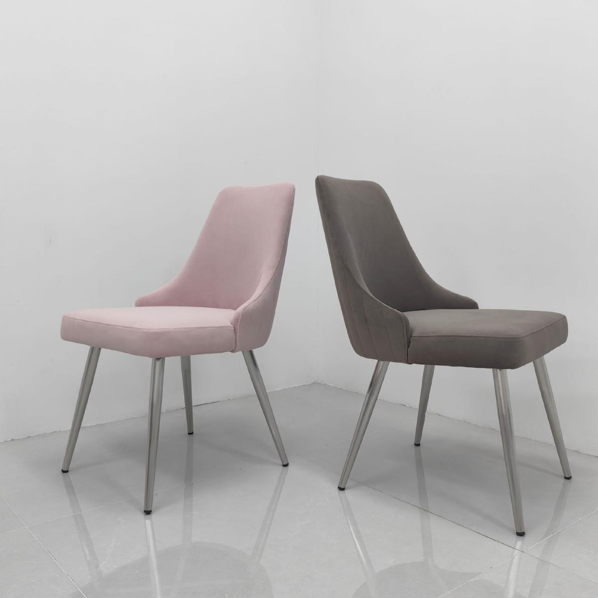 北欧简约餐椅家用样板房美甲椅铁艺高靠背梳妆休闲椅单人椅洽谈椅