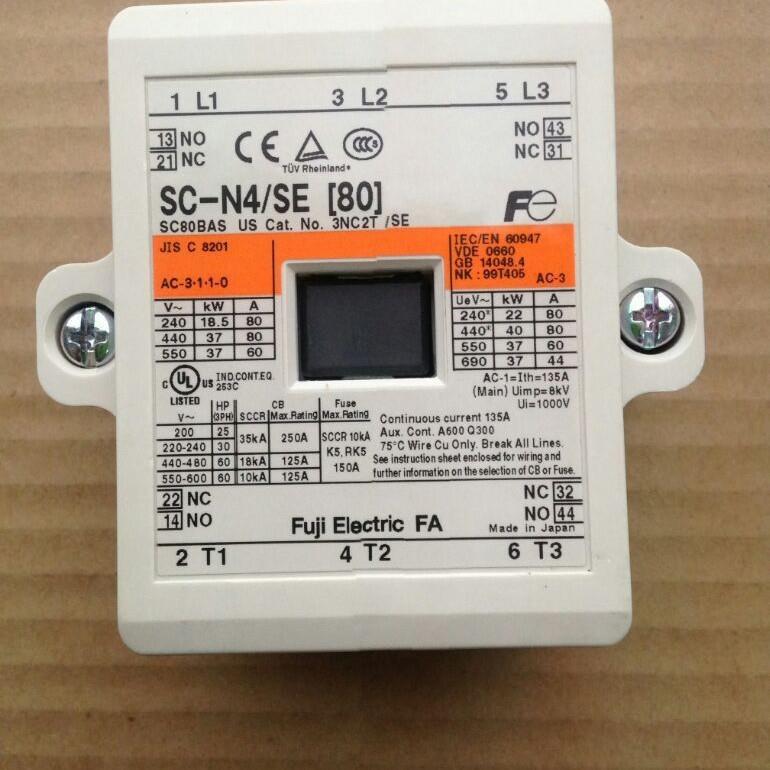 SC-N4/SE富士SC-N4/SE富士直流接触器SC-N4/SEDC24VDC48V