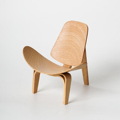 1963迷你家具博物馆手办艺术汉斯·韦格纳Hans Wegner6:1贝壳椅