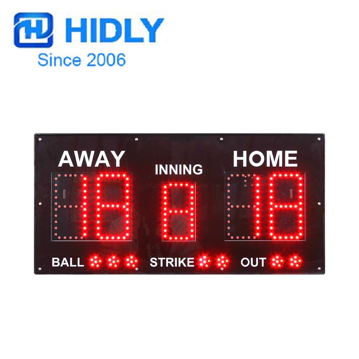 RF遥控比赛记分牌 计分LED看板8字显示屏便携比赛用板可充电款