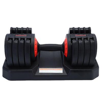 工厂现货哑铃男士健身家用快速调节重量哑铃器材25KG12年高品质