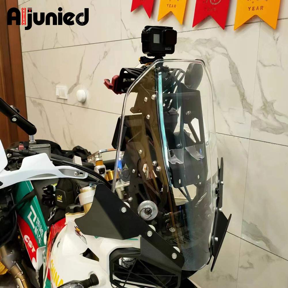 适用凯越450RALLY改装拉力头支架安装大灯支架头罩支架适配器配件