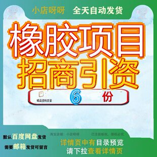 橡胶项目招商引资方案粉末聚硫精密制品融资合成乳状地板资方参