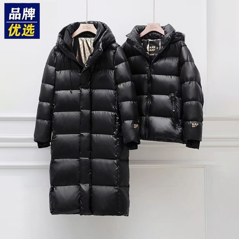 VISVIM情侣中长款羽绒服连帽外套