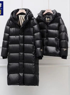 VISVIM BESSEL黑金羽绒服男冬季2025新款加厚中长款棉袄情侣外套