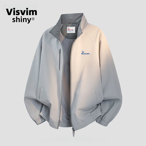 VISVIM SHINY领外套男春秋季2026新款美式复古宽松休闲防风女夹克
