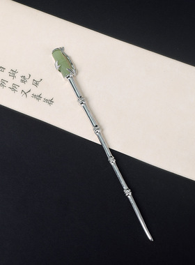 竹节复古发簪子女士新中式一字簪