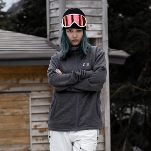 滑雪保暖外套中间层 3D蓄能保暖衣 中空锁温高弹力 男女同款 雪速