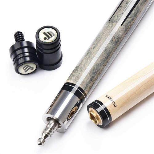 健英台球杆 大头小头中式黑8八球美式九球杆手工单支桌球杆 PB30