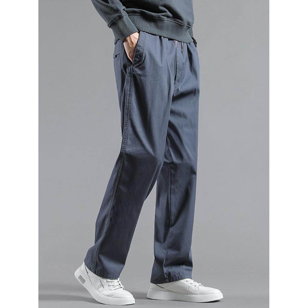 home daily 休闲裤男夏季新款直筒宽松中年爸爸裤子男士运动裤子