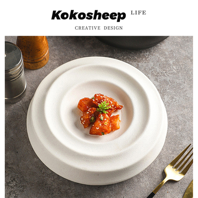 KoKosheep碗家用创意白色凌云陶