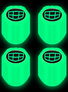 适用吉利夜光气门嘴远景帝豪缤瑞缤越博越星瑞汽车轮胎气嘴帽装饰