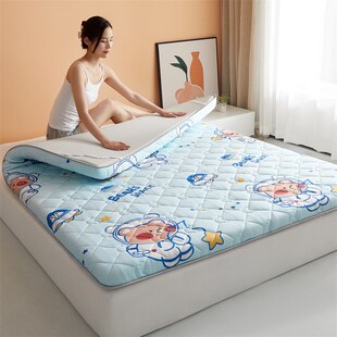 90宽100床垫150x190软垫180x200床褥学生宿舍单人W租房折叠睡垫子