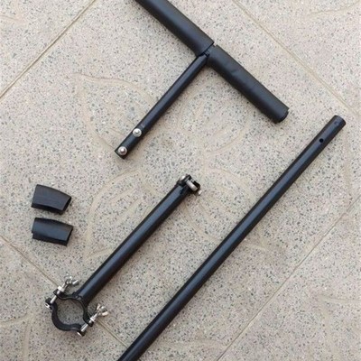 简易三轮车上使用的后推把推手助推杆不可转向后推把通用后推把