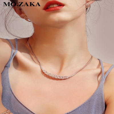 装饰遮疤配饰饰品颈链o女脖锁骨链短款韩国时尚个性颈带项链挂饰