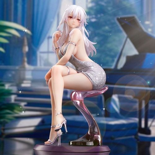 群青少年坐姿赛~琳娜追视眼礼服系列1/6二次元手办模型桌面摆件