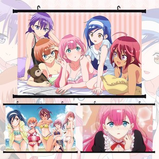 我们无法一起学习/学不来 桐须真冬老师古桥文乃动漫卷轴挂画海报