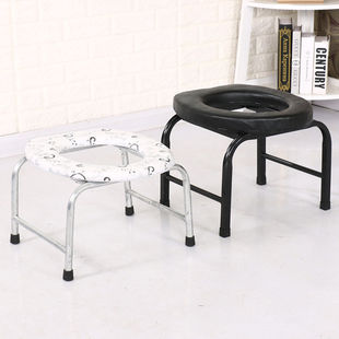 折叠老年人坐便椅孕妇坐便凳移动马桶塑料坐便器蹲厕凳病人大便椅