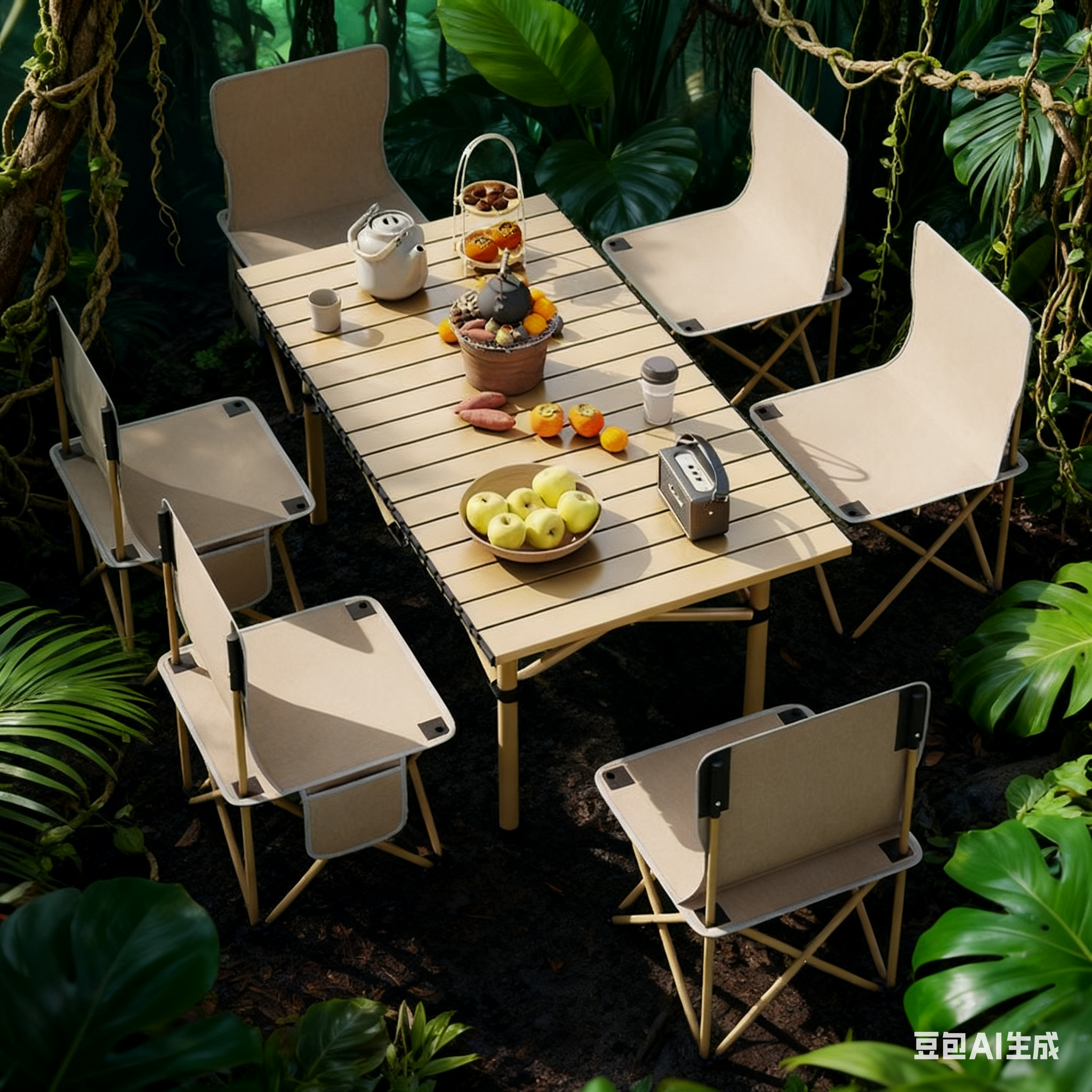 户外折叠便携桌野餐桌子露营桌椅蛋卷桌装备全套长方形夜市摆摊桌