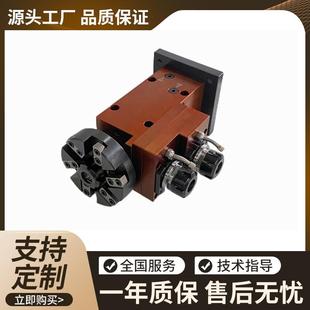 高精度车铣复合ER25高低动力头端一侧二飞方打孔攻牙铣槽车床防水