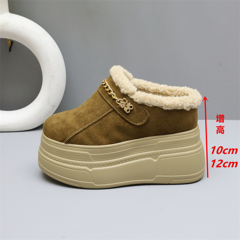 12公分包头半拖鞋女外穿懒人毛毛