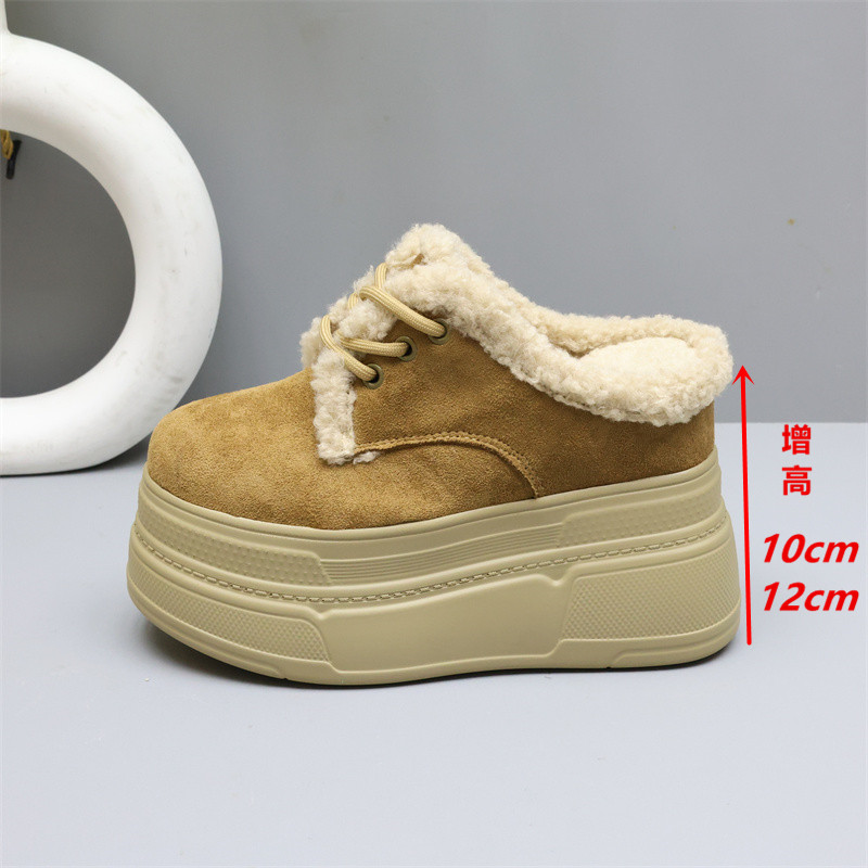 包头拖鞋女外穿厚底内增高12cm