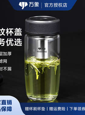 万象单层加厚玻璃杯泡茶杯