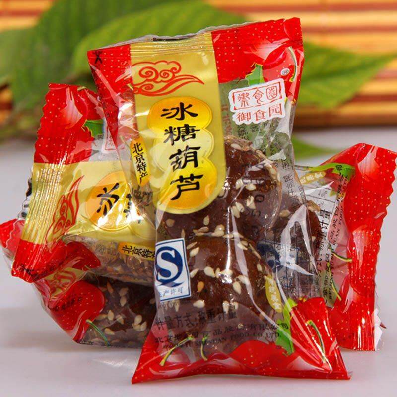 北京特产御食园冰糖葫芦500g老北京糖葫芦休闲 食品特色小吃小零