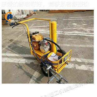 停车位双线枪道路冷喷BUT涂线机 手推地标设划备 斑马线高压喷机
