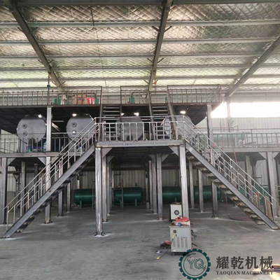1-100吨猪油炼制设备 动物内脏熔炼熬油生产线 鸡鸭背撕碎炼油机