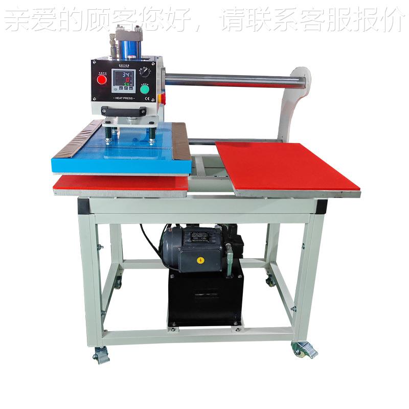 厂家直供 上滑工压液双位烫画机热升华DC-YA406花转印机服装烫钻